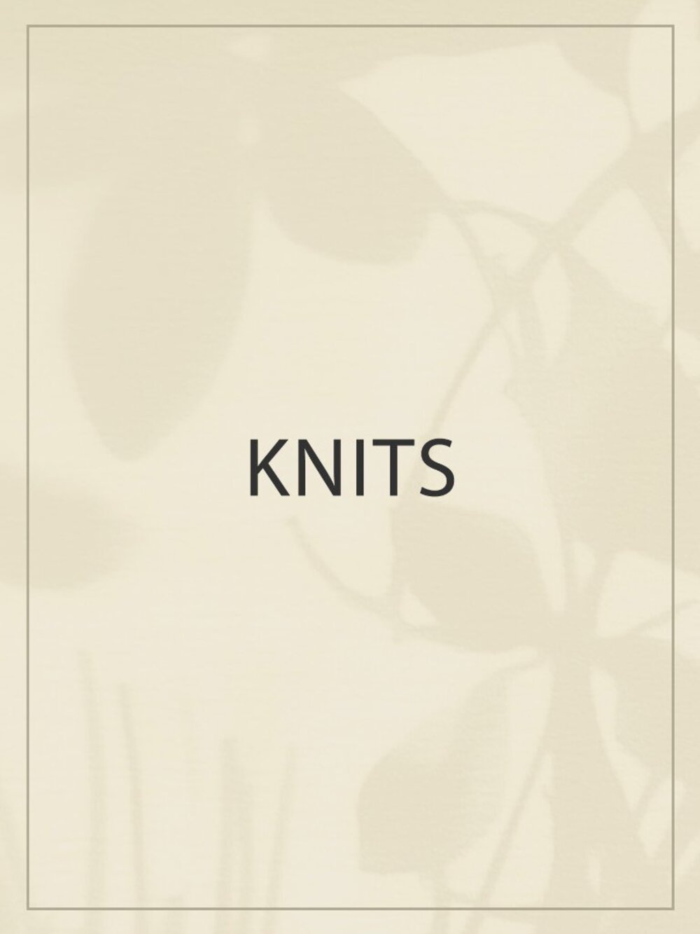 Knit Tops
